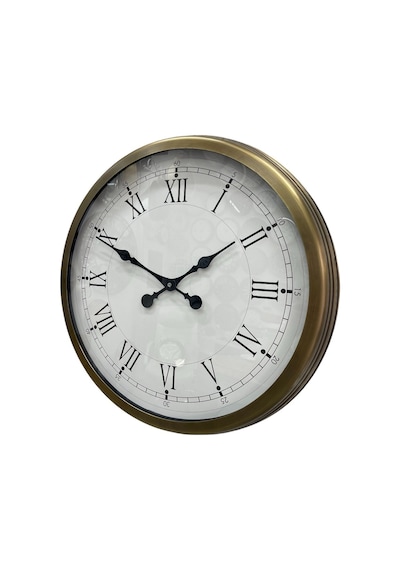 60 Cm Eskitme Metal Retro Duvar Saati