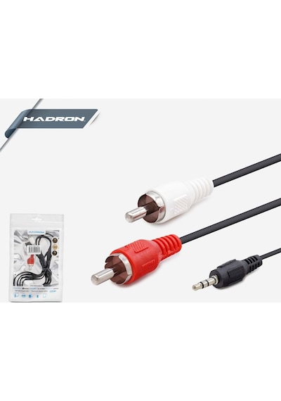 Hadron Hd4022 Aux To 2Rca Kablo 1.5 Mt.