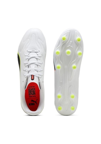 Puma King 20 Play Fg/ag Erkek Beyaz Krampon