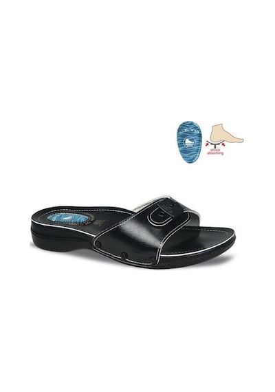 Ceyo 6500-1 Jelli Anatomik Kadın Terlik Siyah 36-40