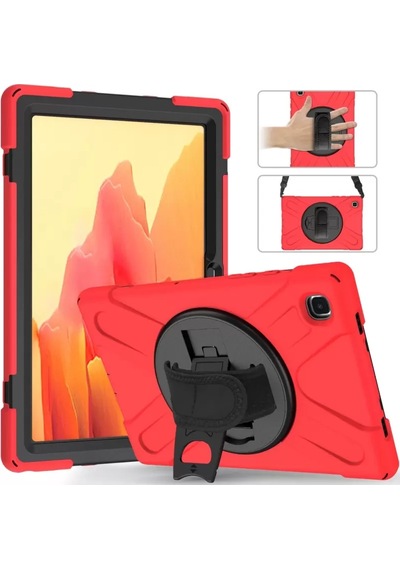 Newface Samsung Galaxy Uyumlu  T500 Tab A7 10.4 Kılıf Amazing Tablet Kapak - Kırmızı