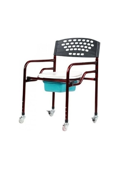 Medikaltec Katlanır Tekerlekli Klozet Yükseltici Tuvalet Sandalyesi