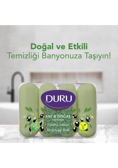 Güzellik Sabunu Saf&doğal Zeytinyağlı Eco 4x70gr Diğer