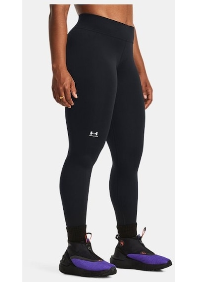 Under Armour Kadın Ua Authentics Tayt 1368700-001 Siyah - Beyaz