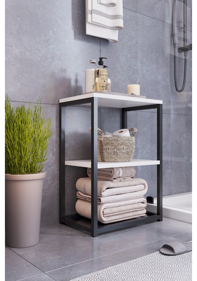 Brida Banyo Düzenleyici, Çok Amaçlı Raflı Düzenleyici Beyaz