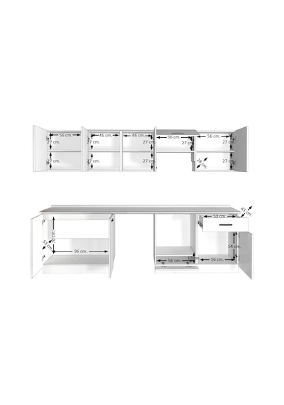 Decoraktiv Elite 280 Ankastre Fırın Modüllü Mdf Hazır Mutfak Dolabı - Tezgah Dahil - Antrasit - Buz Gri Diğer Decoraktiv Elite 280 Ankastre Fırın Modüllü Mdf Hazır Mutfak Dolabı - Tezgah Dahil - Antrasit - Buz Gri Diğer