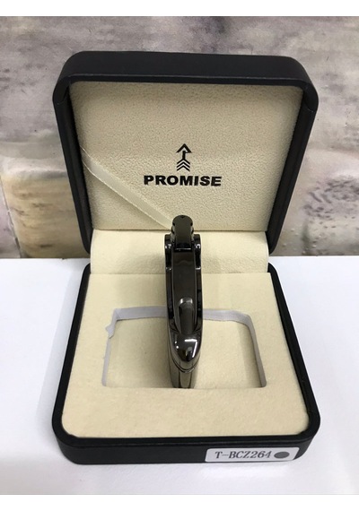 Promise Marka Koyu Gri Füme Gazlı Kişiye Özel Çakmak