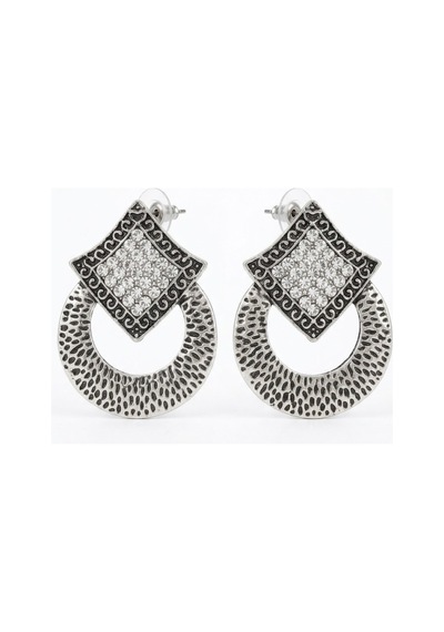 Çelik Sallantılı Kadın Küpe Gümüş - 935387517 Gümüş