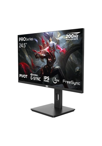 Dragos Pro Series P245fhd200 24.5" 1 Ms Full Hd Pivot Ips 200 Hz Oyuncu Monitörü