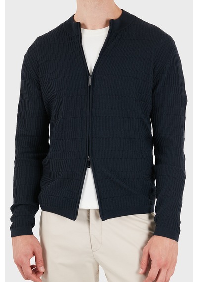 Emporio Armani % 100 Yün Bisiklet Yaka Fermuarlı Hırka Erkek Hırka Em006315 Af27831 Fb065 Lacivert Emporio Armani % 100 Yün Bisiklet Yaka Fermuarlı Hırka Erkek Hırka Em006315 Af27831 Fb065 Lacivert