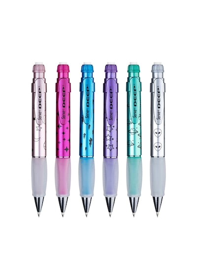 Deep Uçlu Kalem Uzay Serisi 07mm - 6'lı Set Fıstık Yeşili