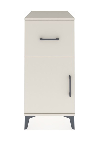 Kronos Komodin Tek Raflı Tek Çekmeceli Tek Kapaklı 44x59x96 A... Aytaşı