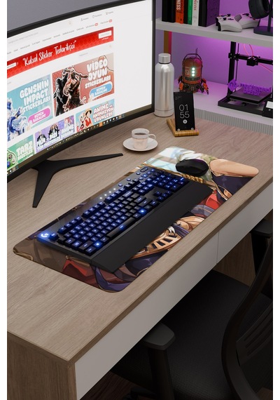 Cyno Genshin Impact Anime Gacha V1 - 70x30 Xl Gaming Mouse Pad Fare Altlığı