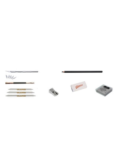 Eskiz Defteri Lyra Dereceli Craft 6lı Jumbo Metalik Kuruboya Sulu Kuruboya Kalem Çantalı Eskiz Set