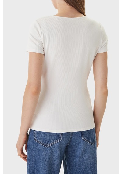 Guess Bayan Top W6gp01 K2658 G012 Beyaz BEYAZ