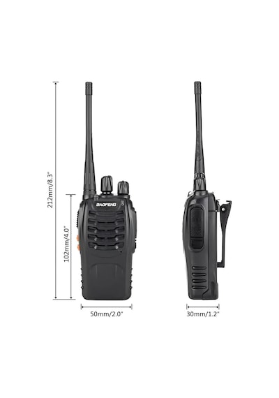 Bf-888s 5w Çift Bantlı, 16 Kanal, Flaş Işıklı, Acil Durum Alarmı, Programlanabilir, Arama Kurta