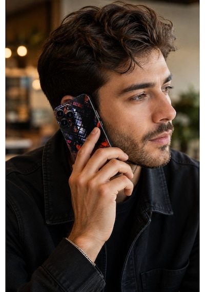 Neon Kızıl Devre Tüm Telefonlara Uyumlu Kaplama Sipariş Sonrası Marka Ve Modelinizi İletiniz