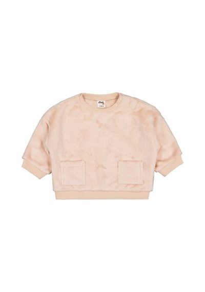 Civil Baby Çift Cep 6-18 Ay Sweatshirt - Kahverengi Açık Sütlükahve