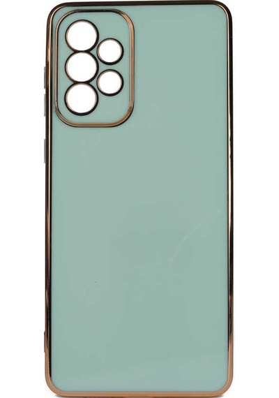 Teknomoda Samsung Uyumlu Galaxy A73 Kılıf Kenarları Gold Kamera Korumalı Renkli Pastel Silikon