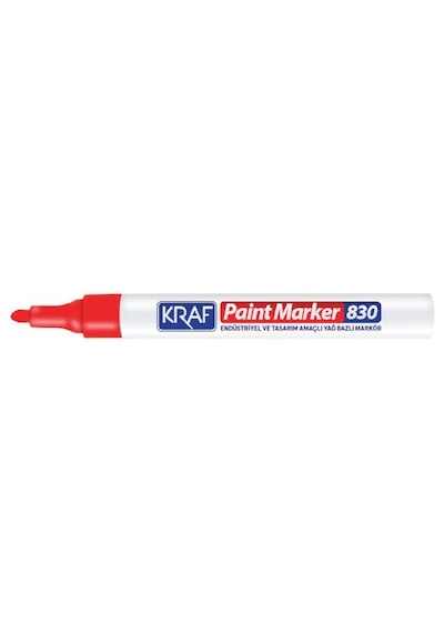 Kraf Paint Markör 830 Kırmızı
