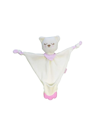 Diş Kaşıyıcılı Uyku Arkadaşım Pembe Açık Bej
