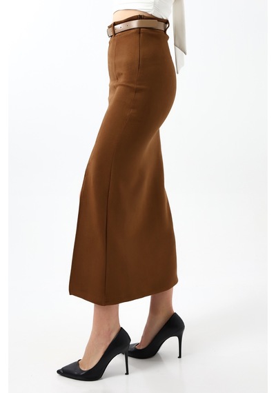 Gugus Kadın Süet Kuamaş Trend Model Uzun Kemerli Fermuar Kapamalı Yırtmaçlı 92 Cm Maxi Boy Etek Kahve Gugus Kadın Süet Kuamaş Trend Model Uzun Kemerli Fermuar Kapamalı Yırtmaçlı 92 Cm Maxi Boy Etek Kahve