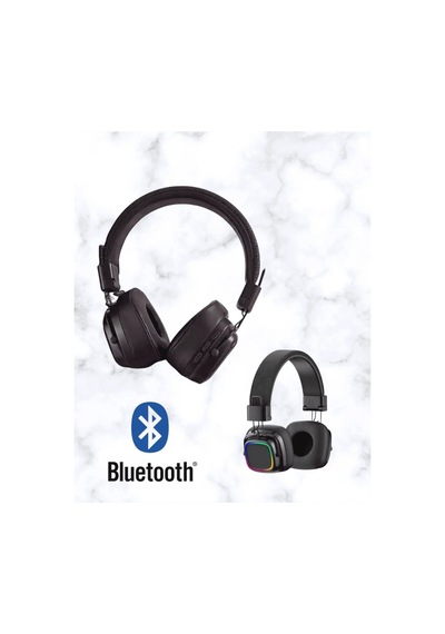 Rgb Işıklı Katlanabilir Bluetooth 5.3 Kulak Üstü Kulaklık Standart