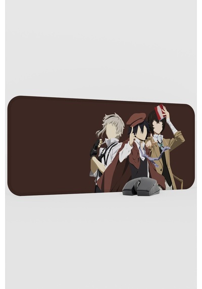 Bungou Stray Dogs Anime V1 - 70x30 Xl Gaming Kauçuk Kaymaz Taban Mouse Pad Fare Altlığı