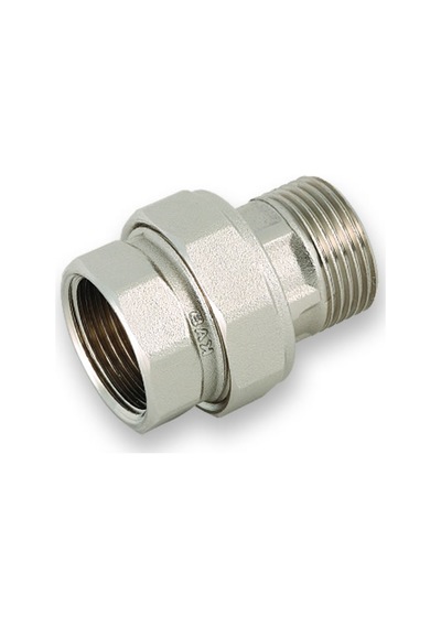 Kas Düz Krom Rakor 1/2"