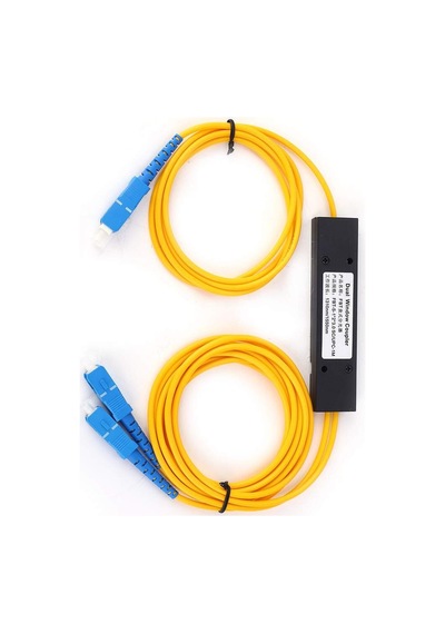 1x2 Plc Fiber Optik Splitter Sc/upc Coupler G652d Ftth Olt Onu Optik Kablo Bölücü Modül Mavi Ayırıcı