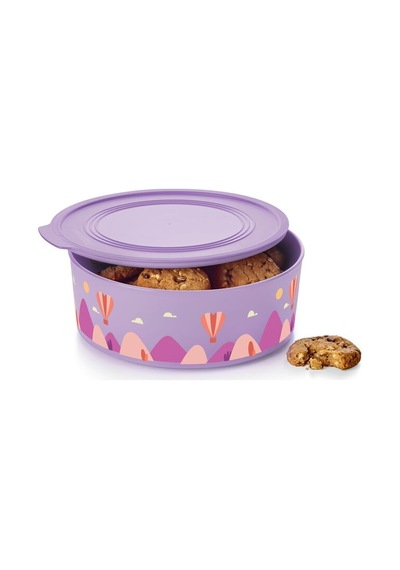 Tupperware Kurabiye Saklama Kutuları Kapadokya Lila