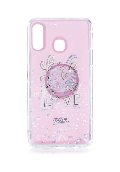 Galaxy Uyumlu A20 / Galaxy Uyumlu A30 Kılıf Pop Soketli Vale Silikon Kılıf NO4