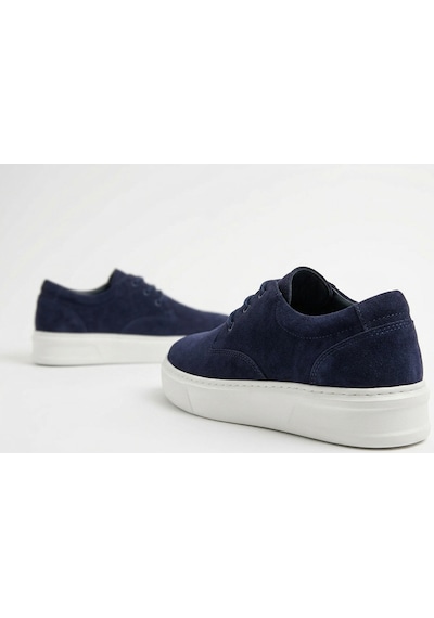 Growish Gd0465 Hakiki Nubuk Deri Günlük Rahat Kullanım Erkek Sneaker Koşu Yürüyüş Spor Ayakkabısı Lacivert - Beyaz Growish Gd0465 Hakiki Nubuk Deri Günlük Rahat Kullanım Erkek Sneaker Koşu Yürüyüş Spor Ayakkabısı Lacivert - Beyaz
