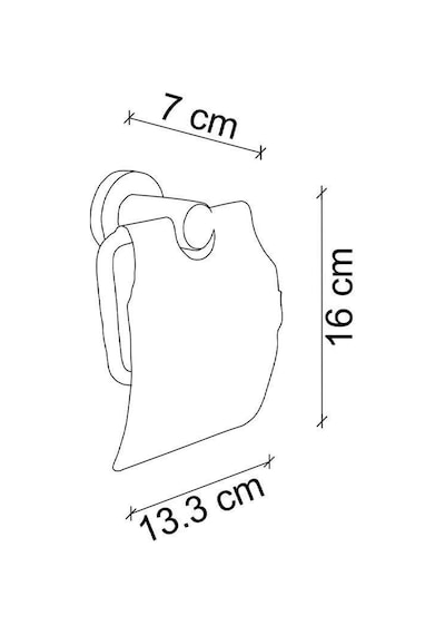 Fontana Kapaklı Tuvalet Kagıtlıgı Fj-20103 Krom Krom