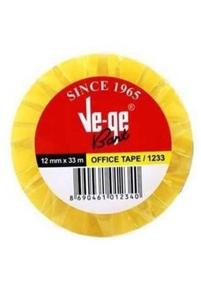 Ve-ge Selefon Bant Offıce Tape 12x33 Metre 6 Adet Bant