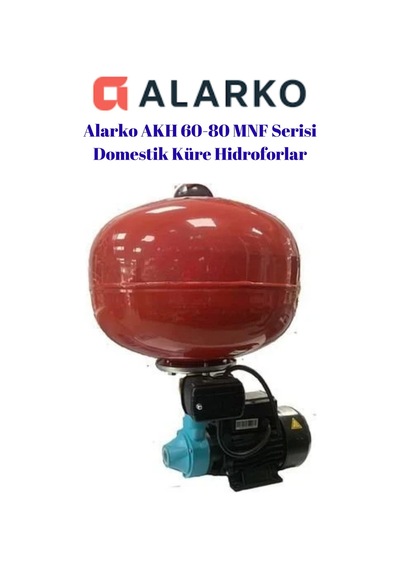 Takım Alarko Qbm-60 - 0.5 Hp 220v 24lt Paket Hidrofor Sistemleri Alarko