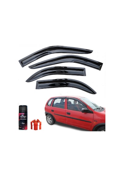 Caraks Opel Corsa B Mügen Cam Rüzgarlığı 1993-2000 Arası 4'lü Takım + Koku