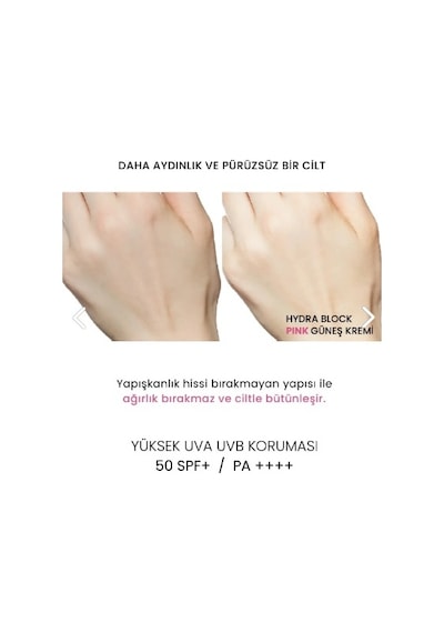 Procsin Hydra Block Pink Cilt Tonu Eşitleyici Güneş Kremi SPF50+ 50 ML