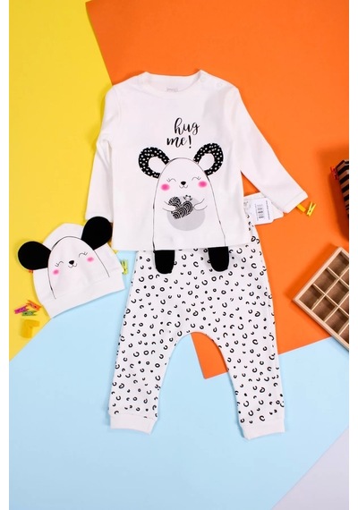 Babydonat Kız Bebek Takımı Renkli Çok Renkli