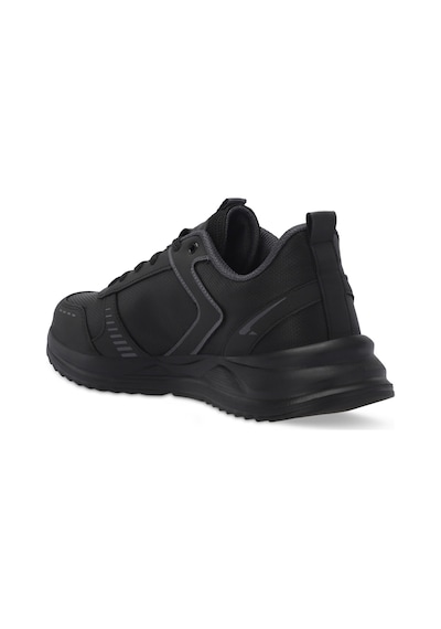 Slazenger Golden I Büyük Beden Erkek Sneaker Ayakkabı Siyah / Siyah