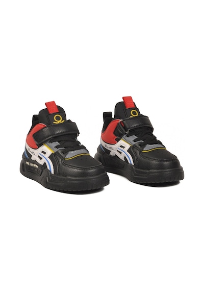 United Colors Of Benetton Siyah Cırtlı Unisex Çocuk Spor Ayakkabı Bnı-11092 P