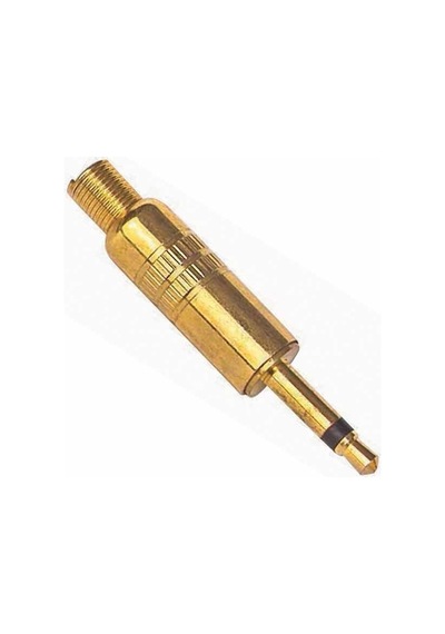 3.5 Mm Mono Gold Fiş Metal Jack