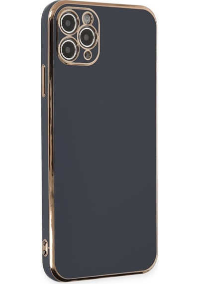 Apple iPhone Uyumlu 11 Pro Max Kılıf Volet Silikon - Siyah Bzsxx00 1
