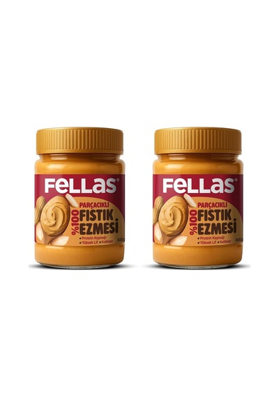 Fıstık Ezmesi%100 300 Gr 2 Paketi