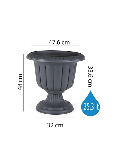 Serinova Nergiz Kupa Saksı 25.3 Lt