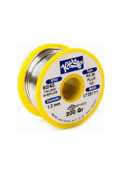 Kurtel Sn60/pb40 Lehim Teli 200 Gr. Makara 1,2 Mm