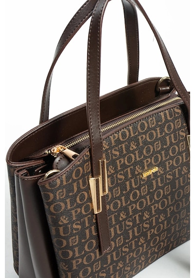 Just Polo Kadın Yeni Sezon 5 Bölmeli El Ve Omuz Çantası 4030mh 2066mh Kahverengi 05928818