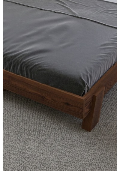 Renazzo Ebruli Dikey Başlıklı Masif Ahşap Karyola Ve 2 Ceviz 180x200 Ceviz - 180 X 200 Renazzo Ebruli Dikey Başlıklı Masif Ahşap Karyola Ve 2 Ceviz 180x200 Ceviz - 180 X 200