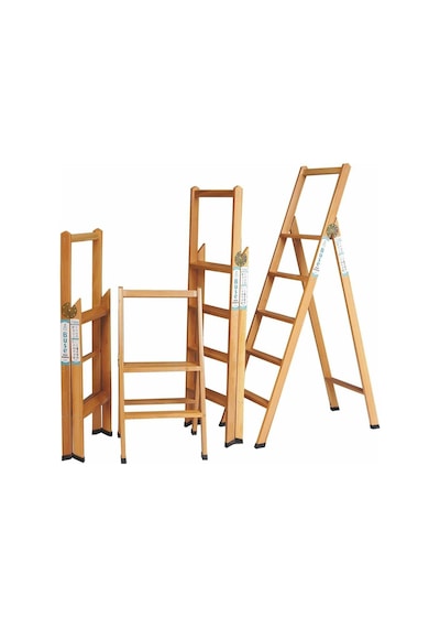 Ev Tipi / A Tipi Ahşap Merdiven 2 Basamaklı-Ev Tipi Ahşap