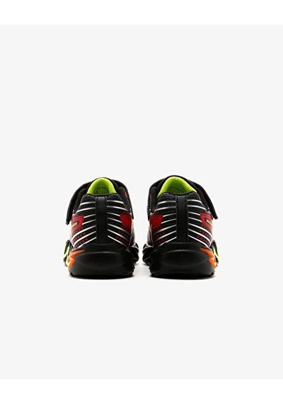 Vans Erkek Çocuk Siyah Işıklı Spor Ayakkabı Siyah-Kırmızı